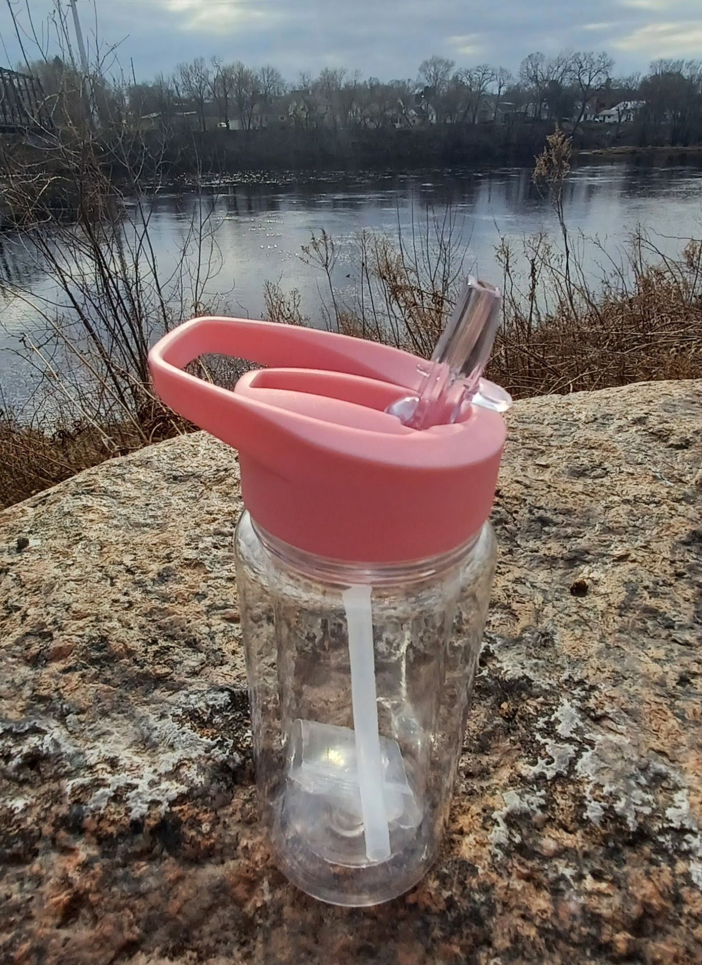 10oz Custom Snow Globe Water Bottle Live Claims