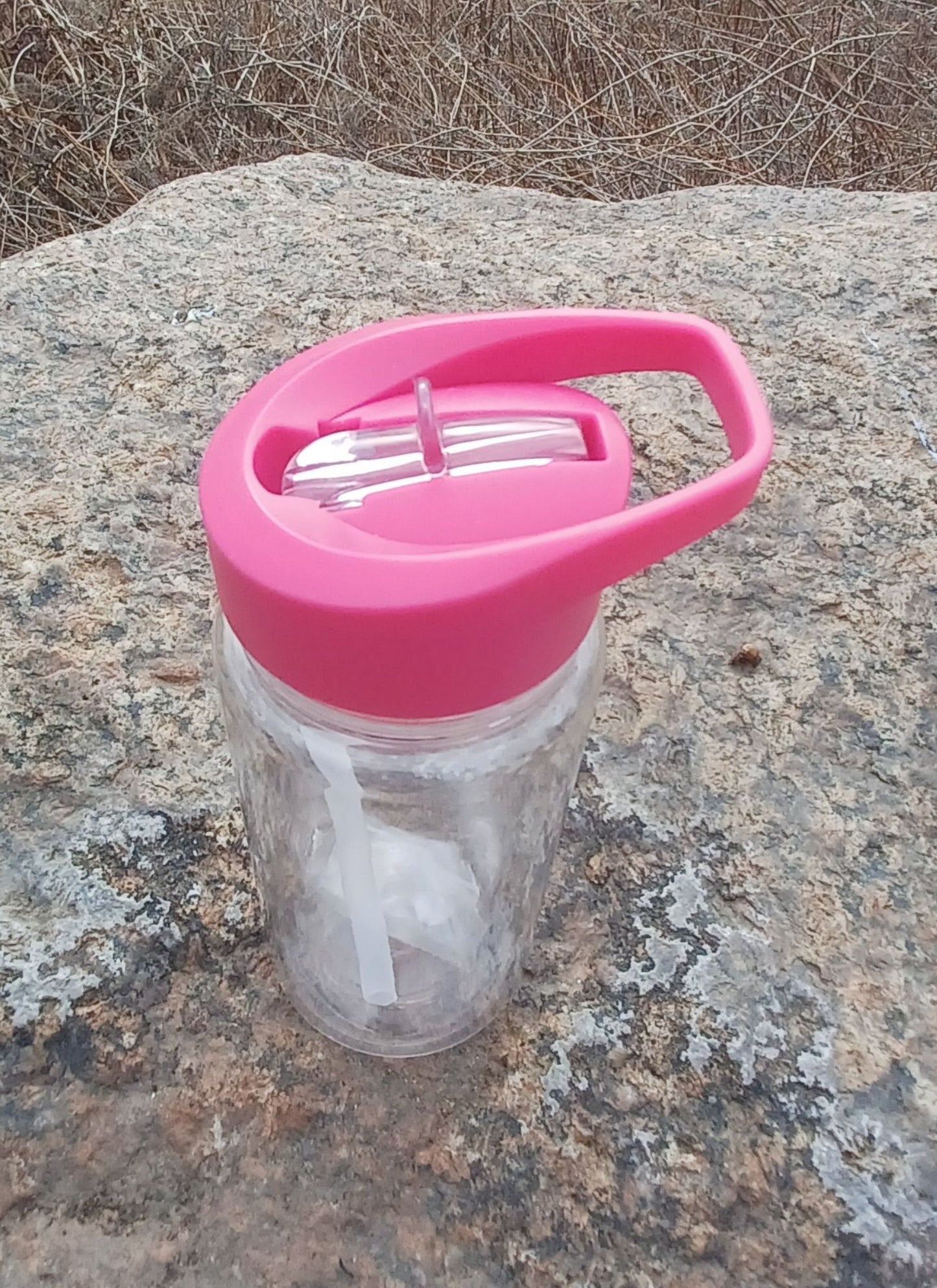 10oz Custom Snow Globe Water Bottle Live Claims