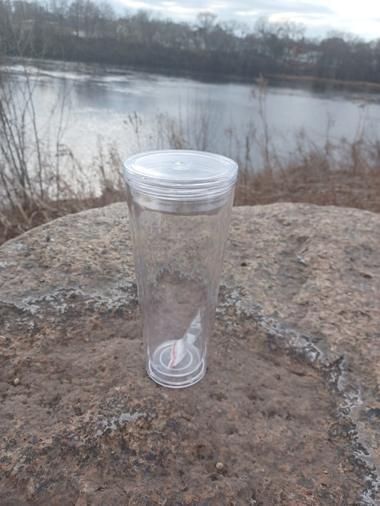 24oz Custom Snow Globe Tumbler Live Claim